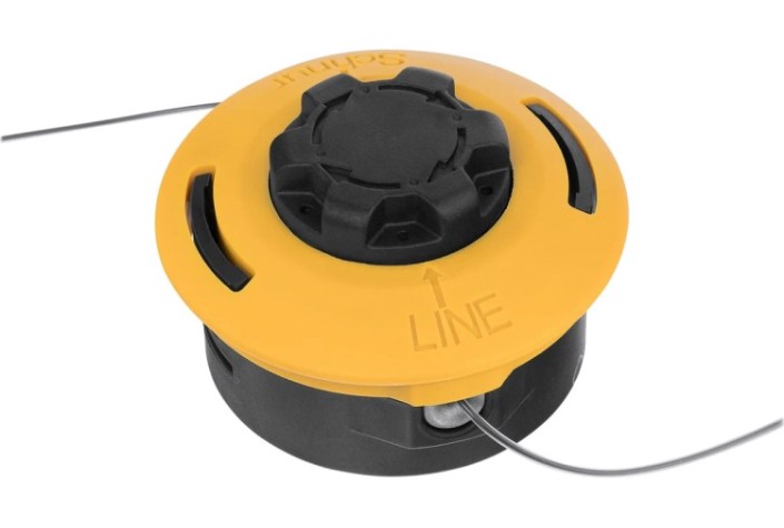 Триммерная головка Denzel 96393 полуавтомат. гайка м10х1,25l; гайка м10х1l; гайка