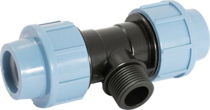 Тройник с нар. резьбой UNIPUMP TM 265011 ф25 х1/2" [37823]