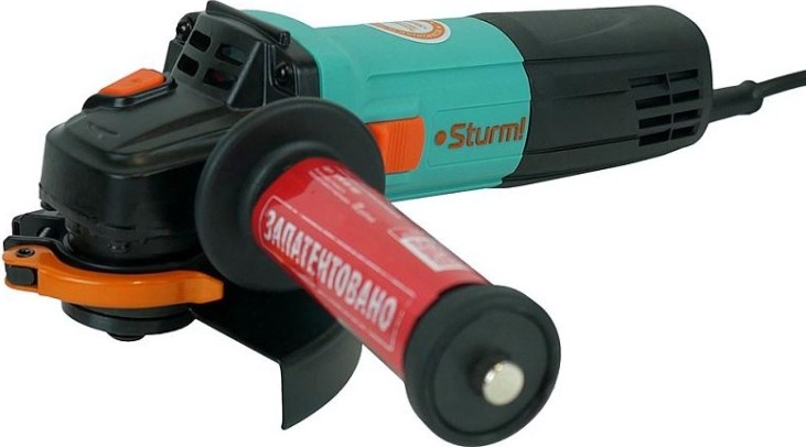 Угловая шлифмашина сетевая Sturm AG90125E + 5 дисков