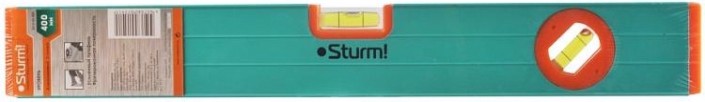 Уровень строительный Sturm 2015-02-400 алюмин., фрезерован. поверх