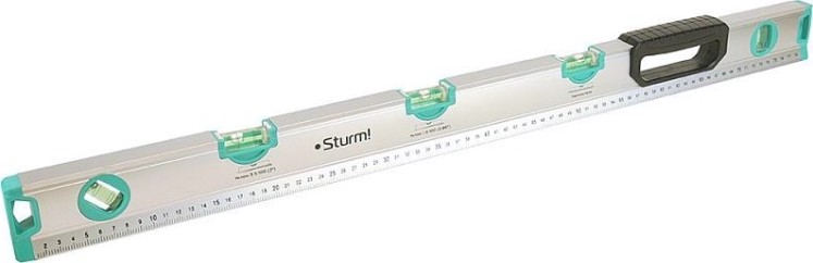 Уровень строительный Sturm 2015-10-0800 800мм, 5 глазков, углы 0/1.5/3.5/45/90° Уровень строительный Sturm 2015-10-0800 800мм, 5 глазков, углы 0/1.5/3.5/45/90°